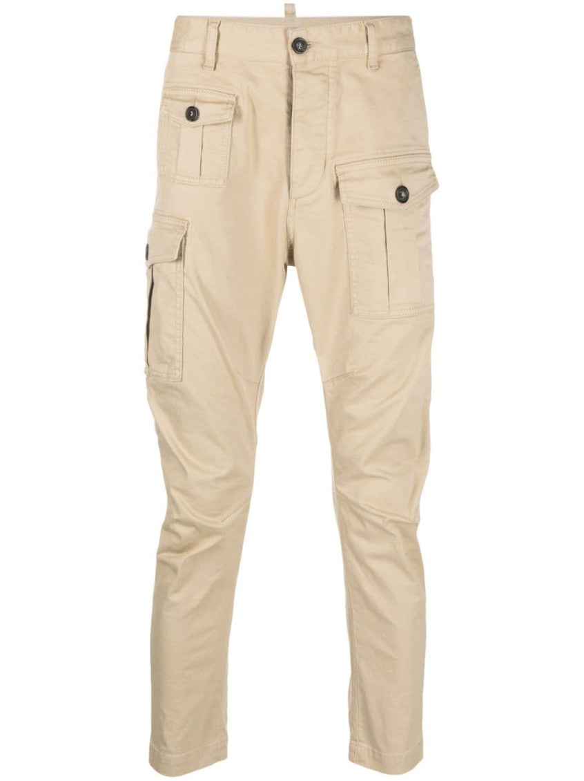 Beige Cargo Pants 1