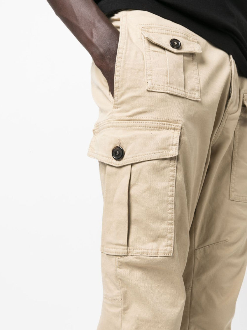 Beige Cargo Pants 4