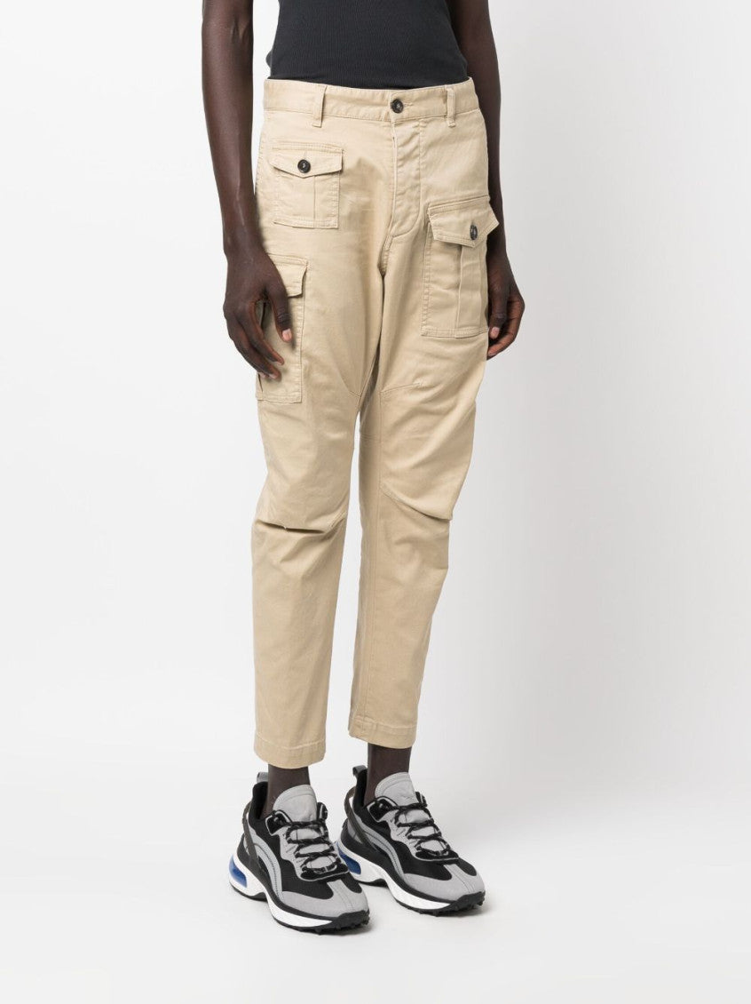 Beige Cargo Pants 6