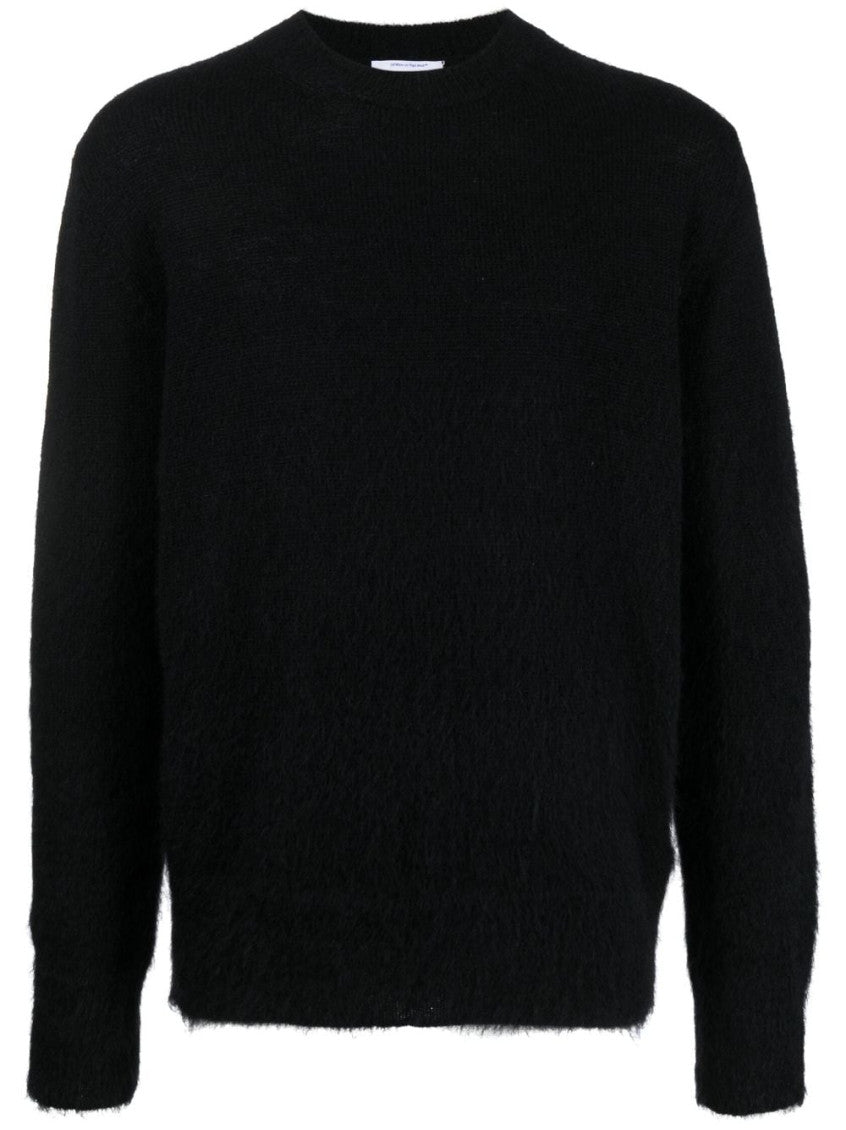 Black Ribbed Knit Sweater 1