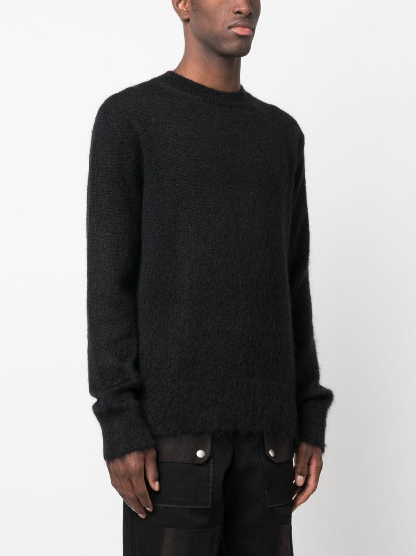 Black Ribbed Knit Sweater 2