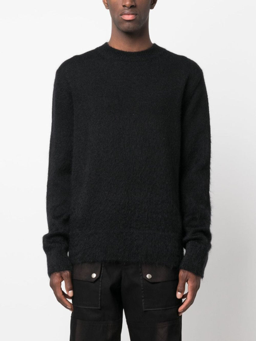Black Ribbed Knit Sweater 5