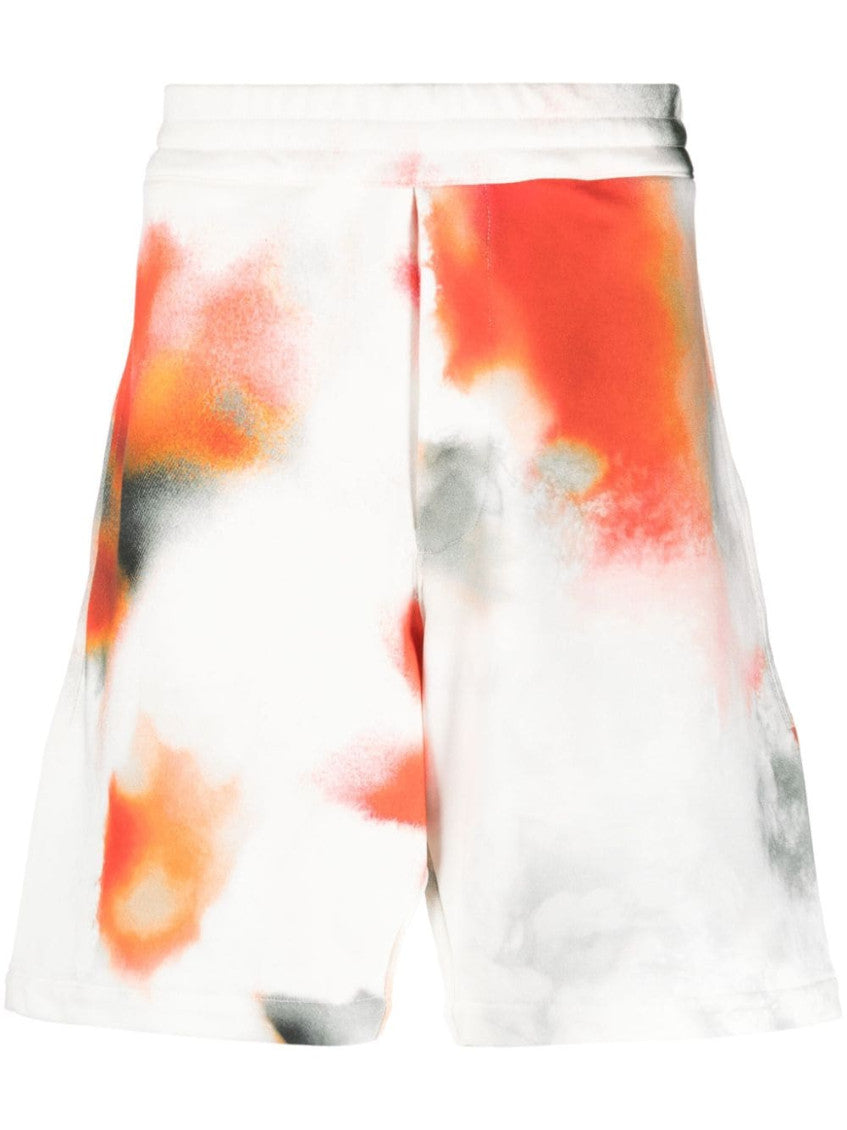Multicolor Flower Print Shorts 1
