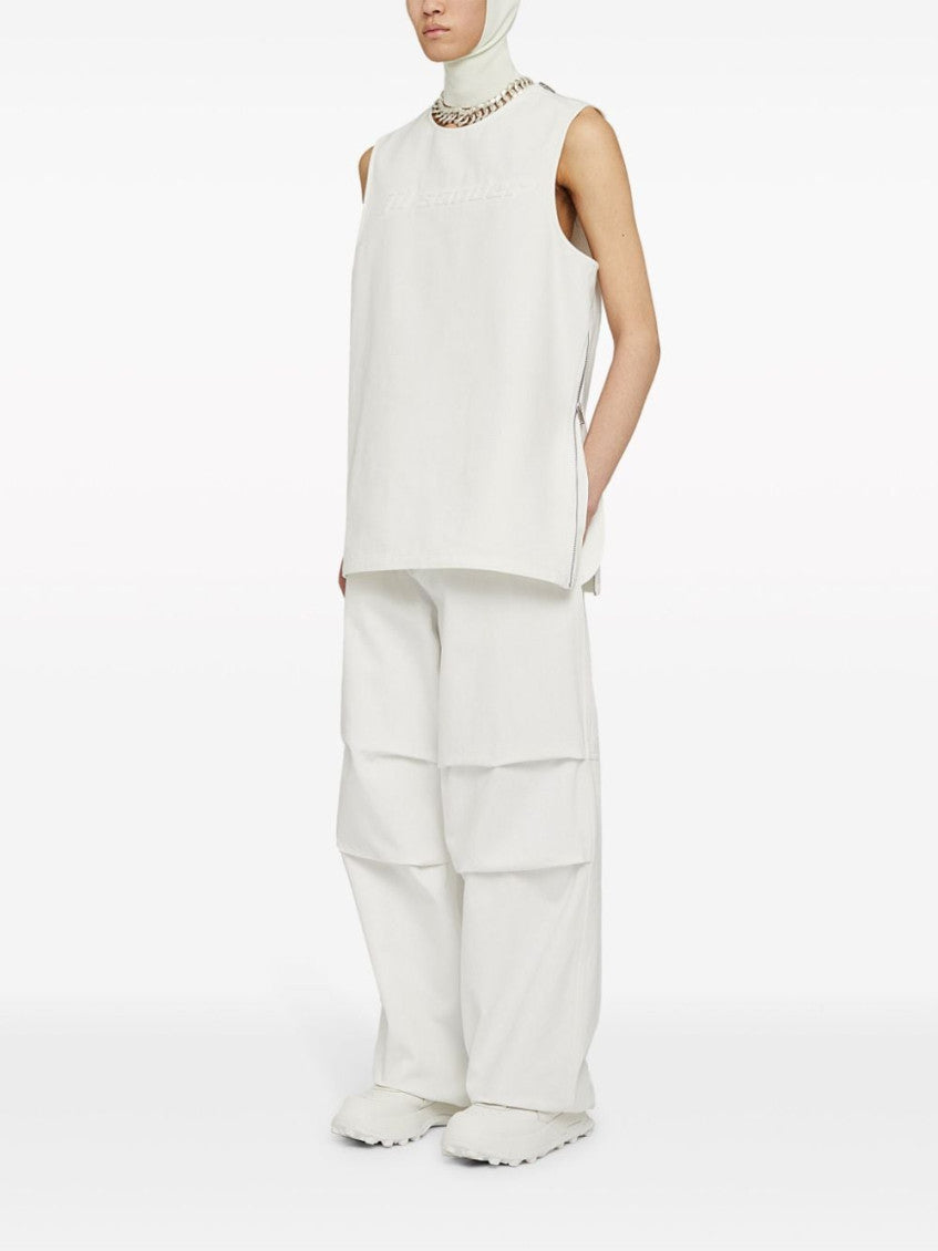 Tapered cotton trousers 2