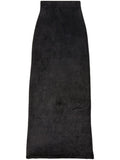 Velvet maxi skirt 1