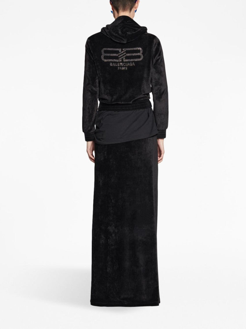 Velvet maxi skirt 5