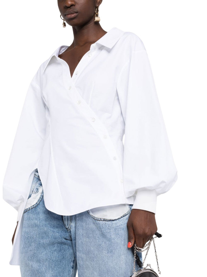White Regular Solid Shirt 4