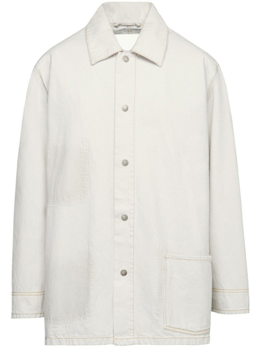 White Denim Caban Jacket 1
