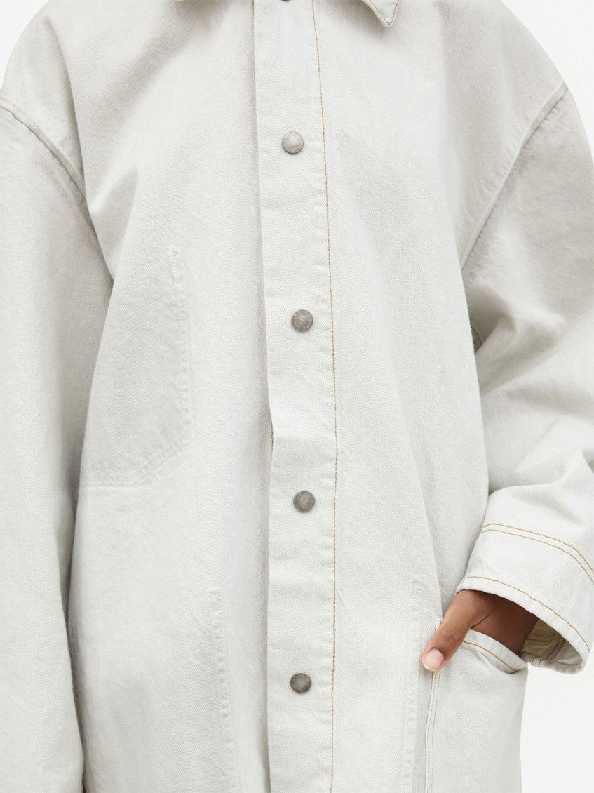 White Denim Caban Jacket 2
