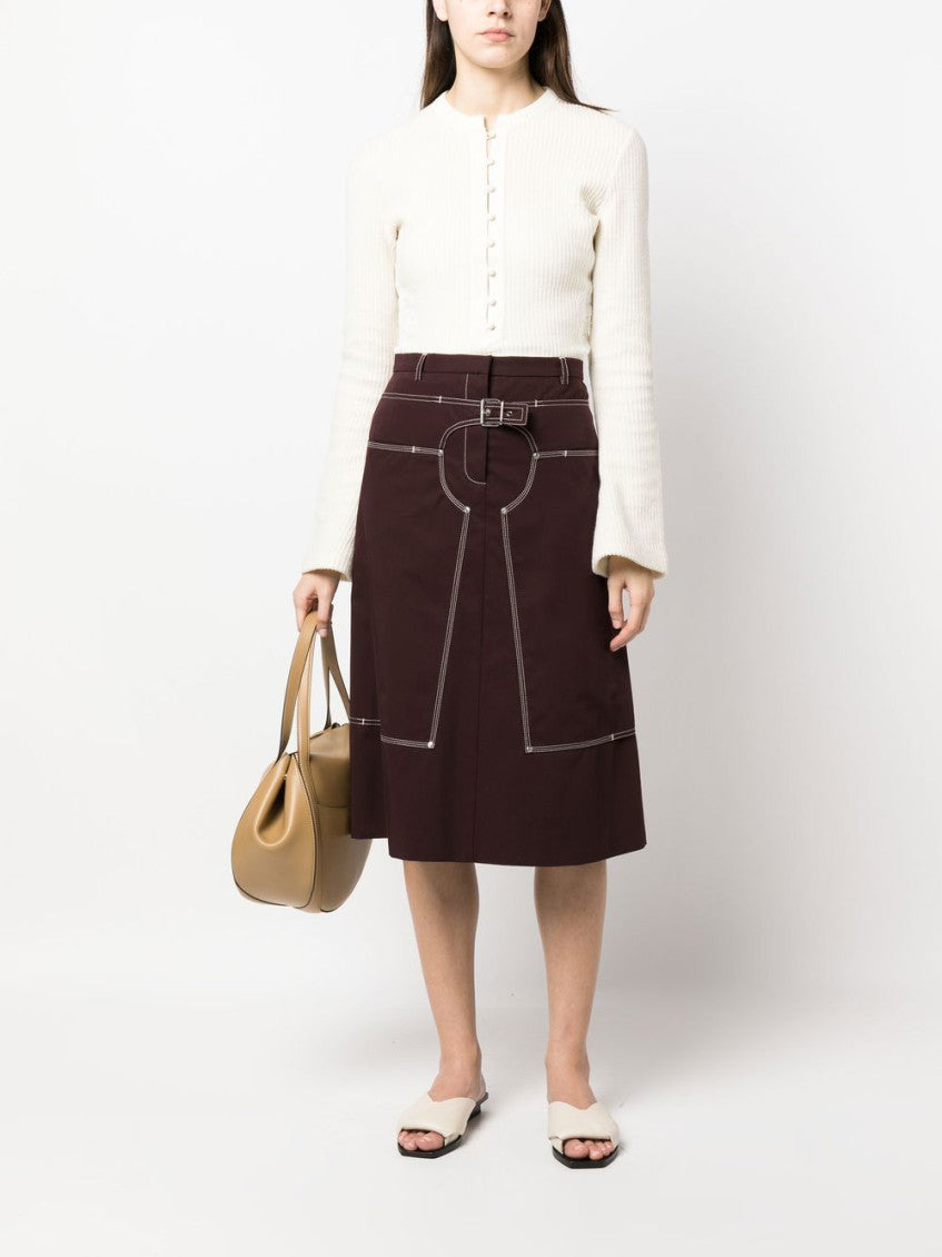 White Embroidered Ribbed Jumper 3