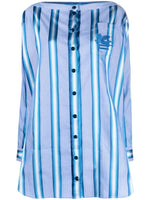 Blue Striped Mini Dress 1