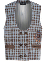 Light Blue Striped vest 1