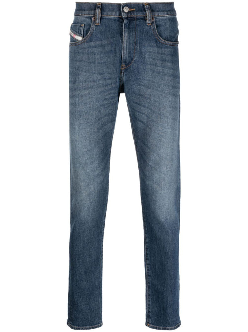 Blue Mid Rise Jeans 1
