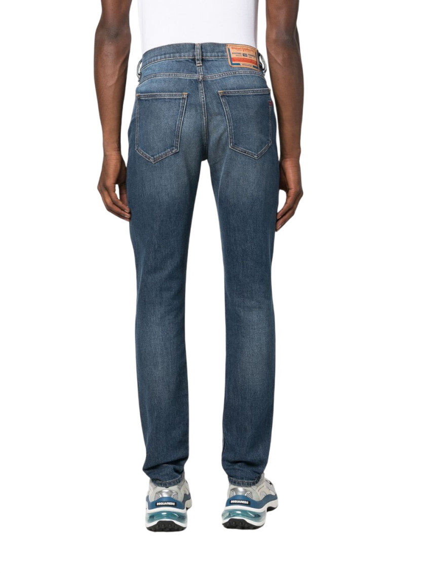 Blue Mid Rise Jeans 3