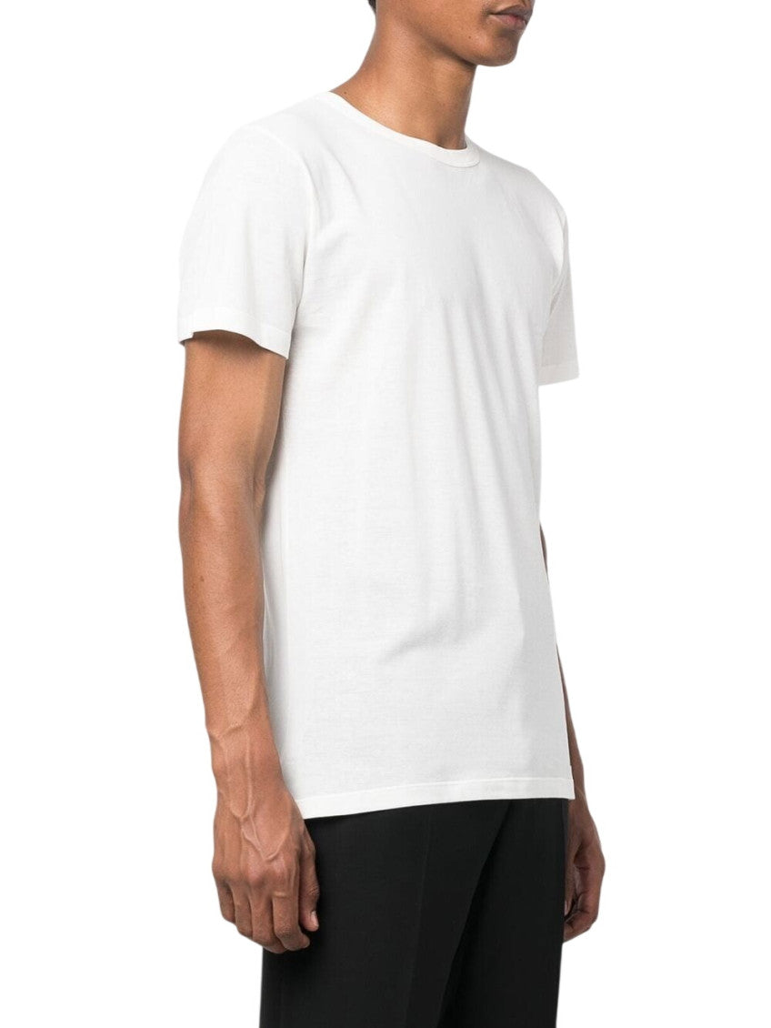 White Crew Neck T-Shirt 2