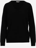 Black V-neck Pullover 1