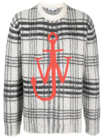 Checked intarsia-knit jumper 1