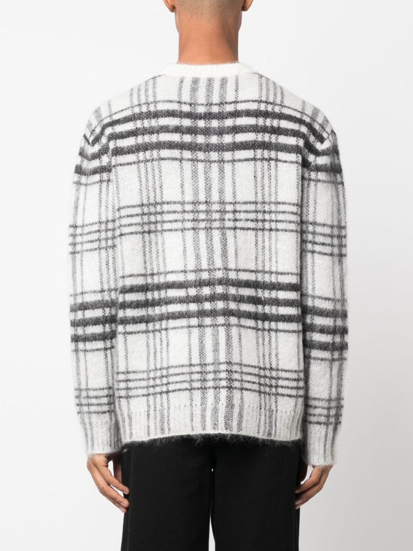 Checked intarsia-knit jumper 2