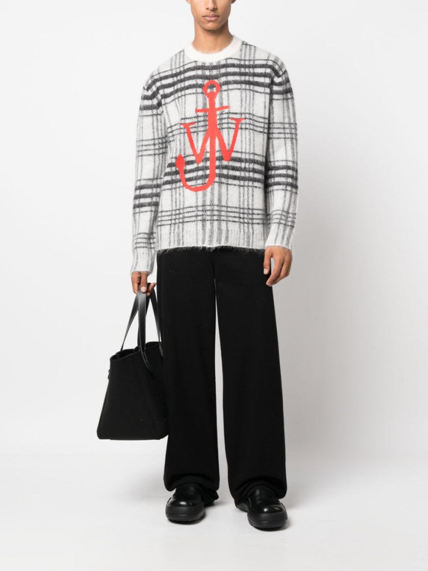 Checked intarsia-knit jumper 3