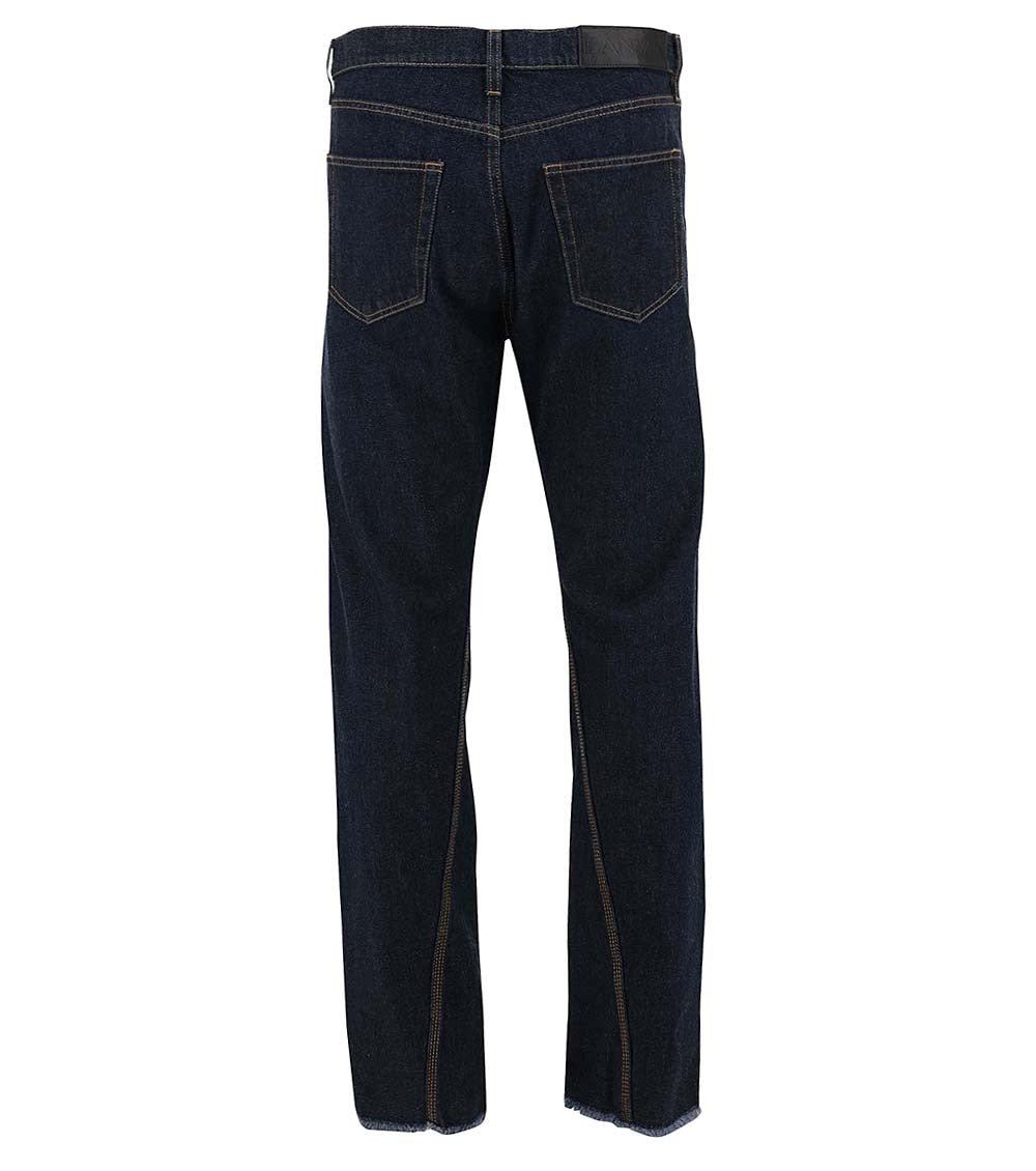 Navy Blue Mid Rise Jeans 3