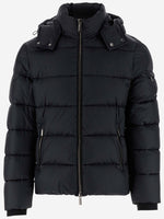Royal Blue PADDED NYLON DOWN JACKET 1