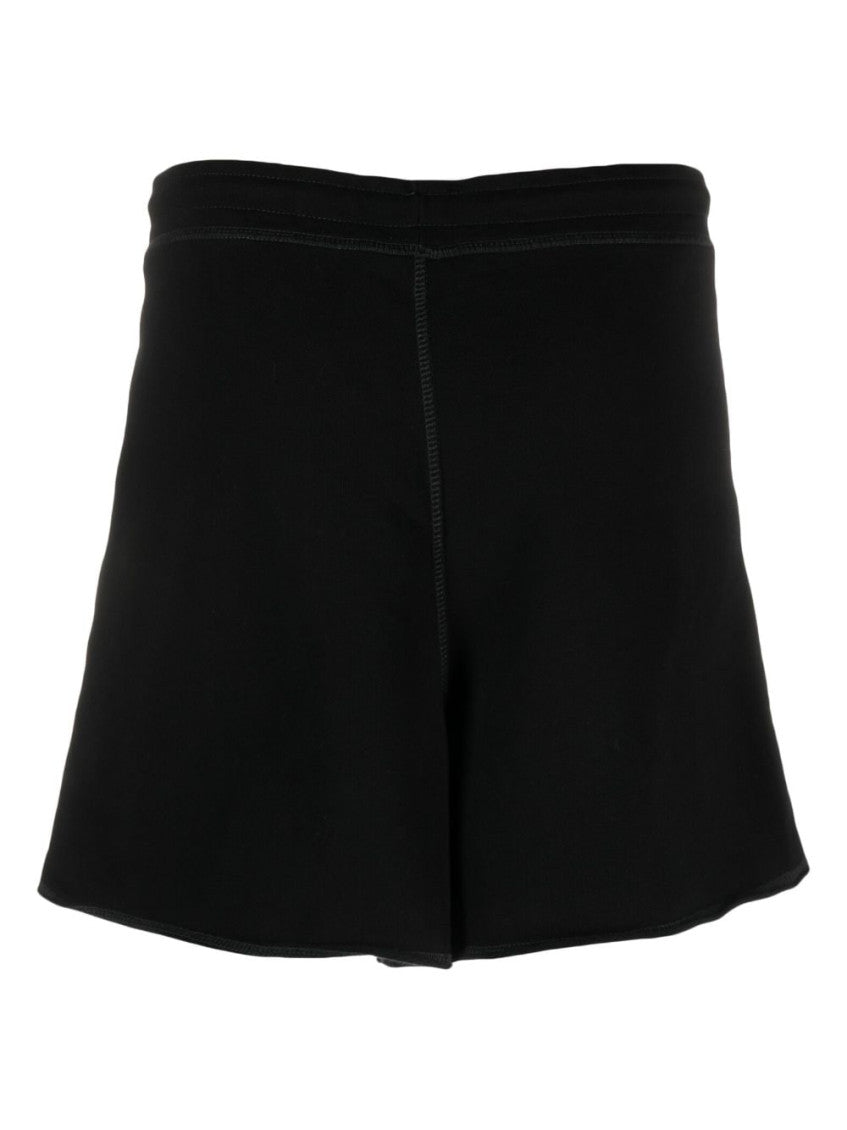 Black Logo Patch Shorts 2