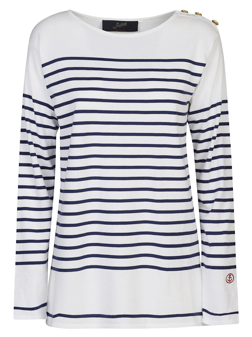 White Crewneck Sweater 1