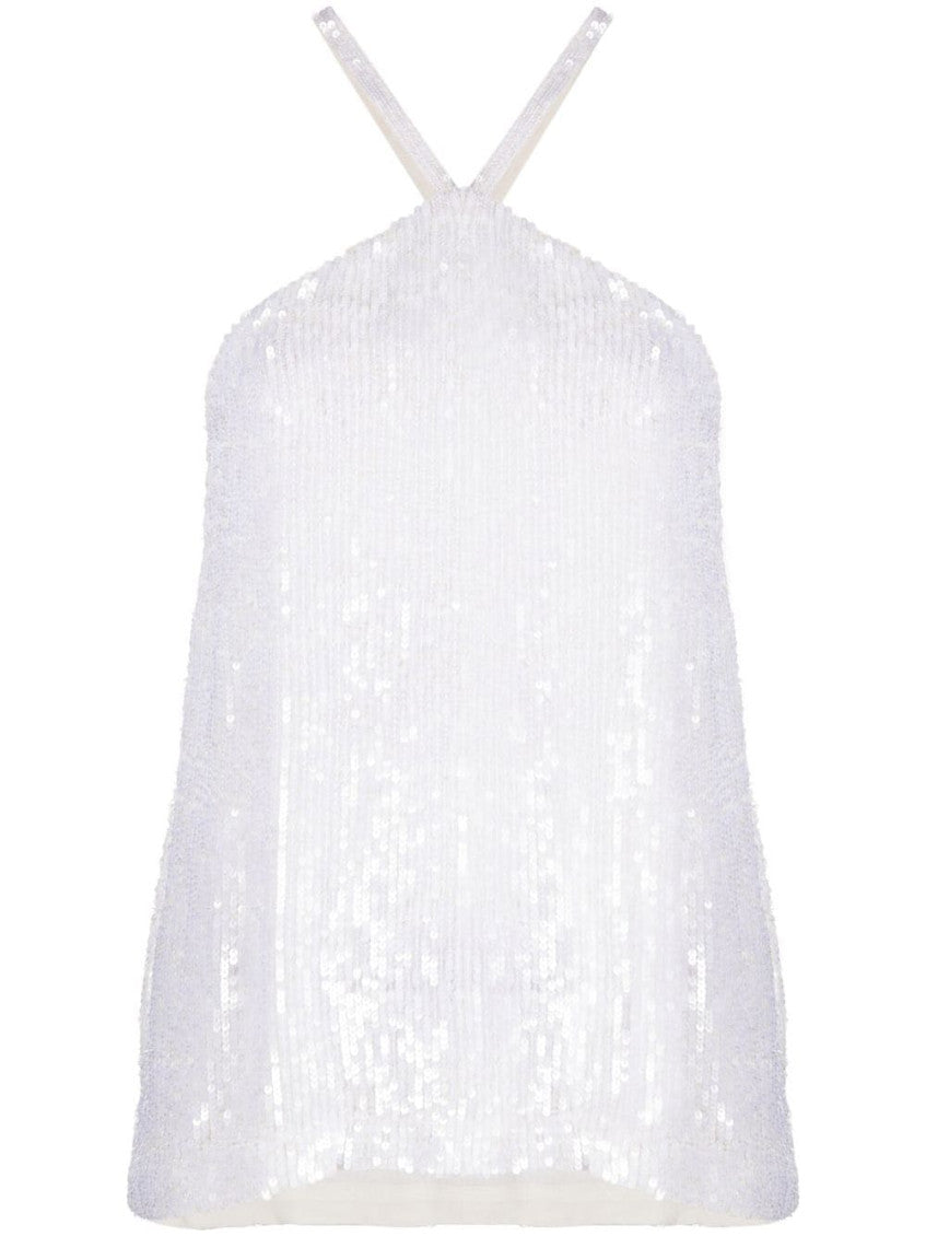 White Sequin Top 1