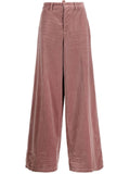 Pink Blush Pink Wide Leg Trousers 1