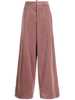 Pink Blush Pink Wide Leg Trousers 1