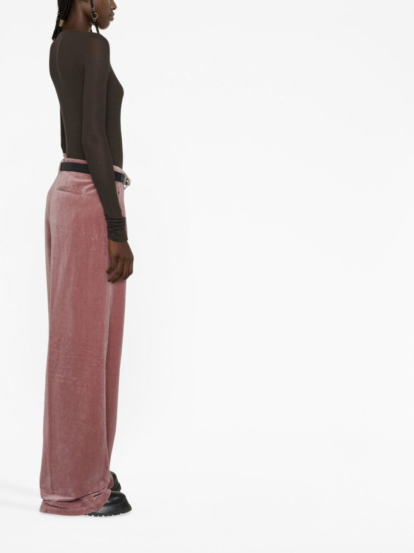 Pink Blush Pink Wide Leg Trousers 2