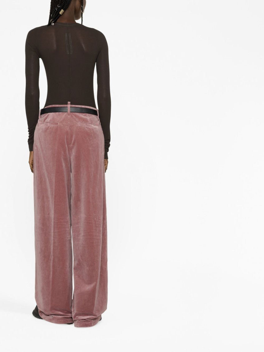 Pink Blush Pink Wide Leg Trousers 4