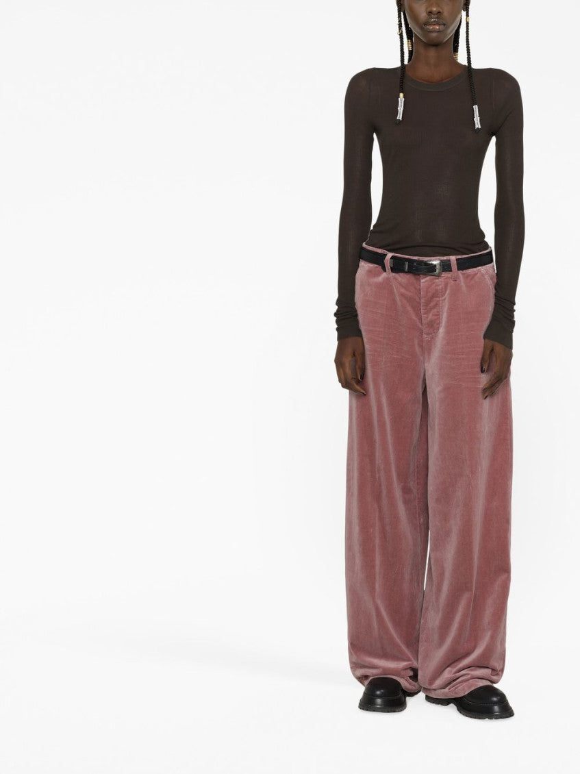 Pink Blush Pink Wide Leg Trousers 6