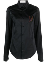 Black Logo Denim Shirt 1