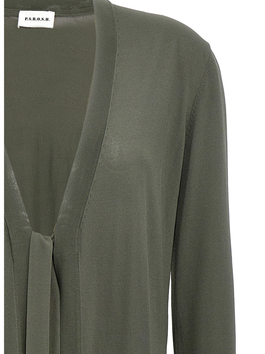 Green 'Roux' cardigan 3