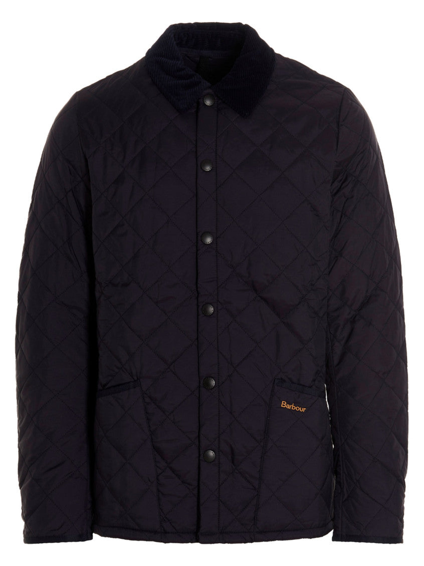 Navy Blue Liddesdale Quilted Jacket 1