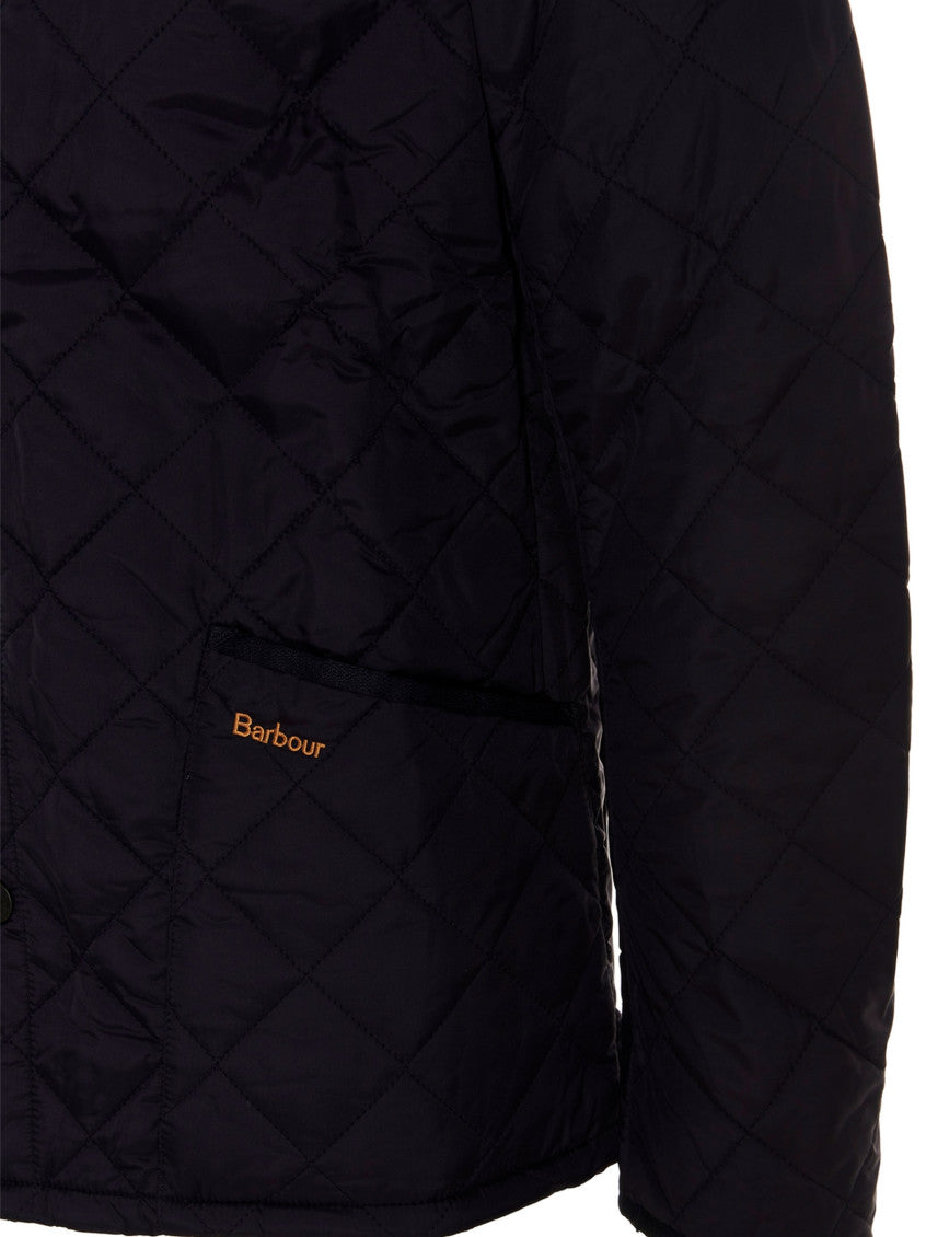 Navy Blue Liddesdale Quilted Jacket 4