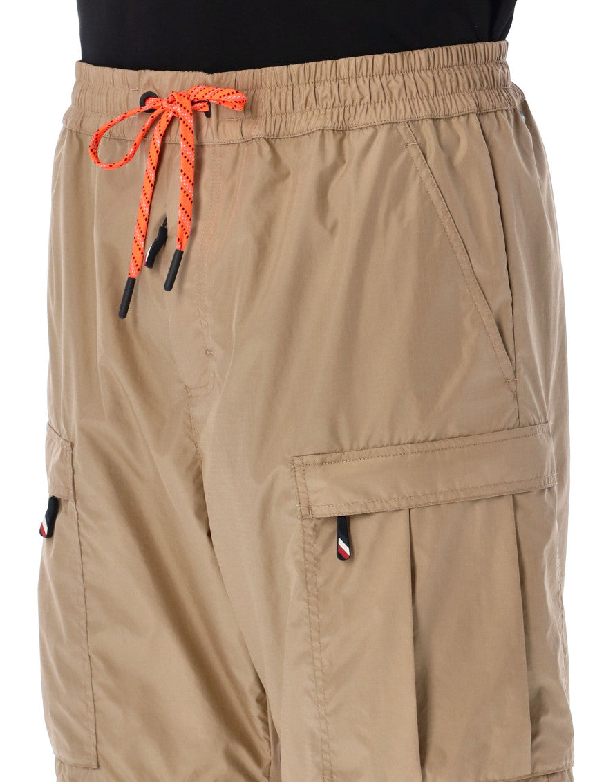 Beige Cargo Trousers 3
