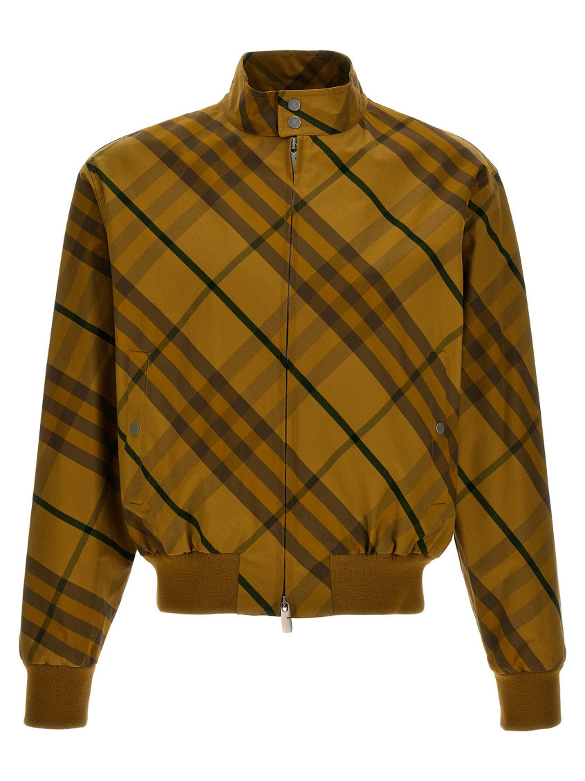Yellow Check Print Jacket 1