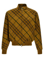 Yellow Check Print Jacket 1