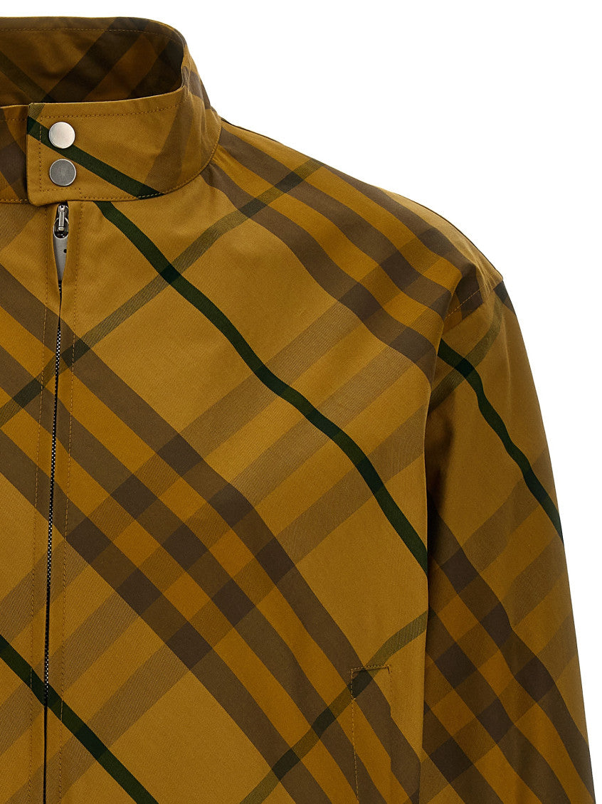 Yellow Check Print Jacket 3