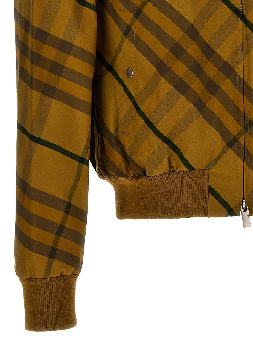 Yellow Check Print Jacket 4