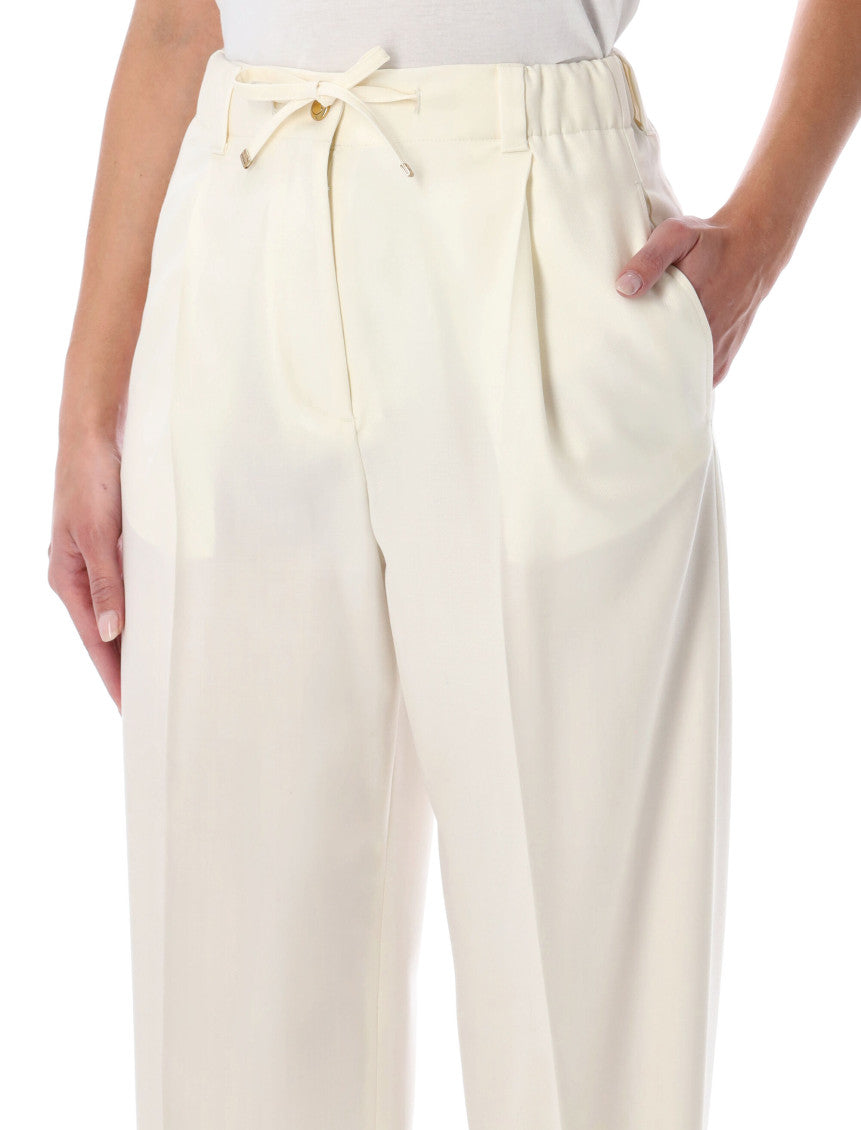 White Wide Leg Trouser 3