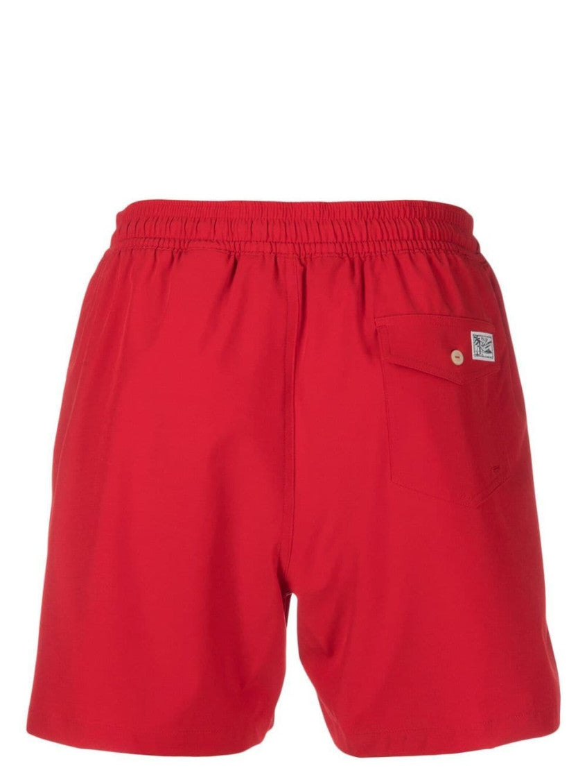 Red  Logo Swimsuit 3