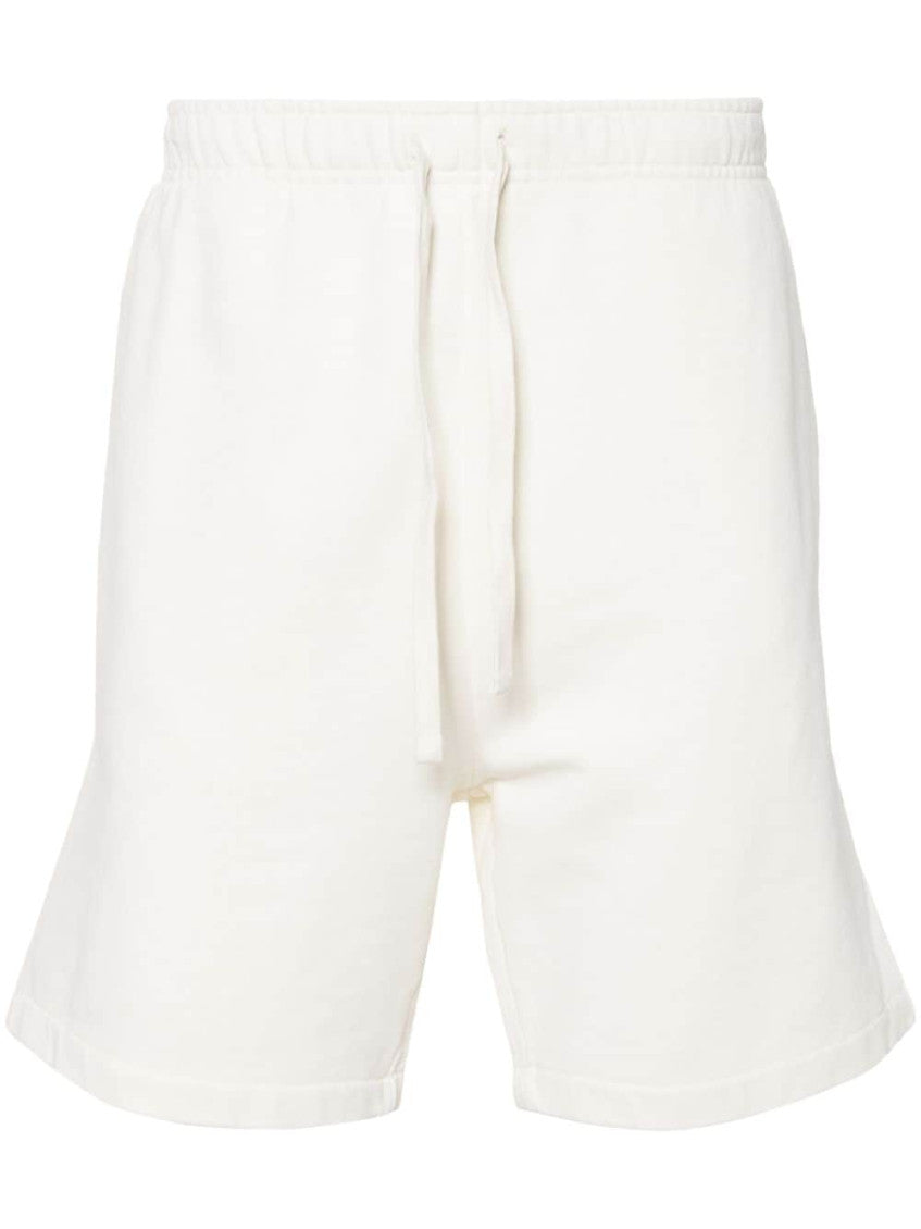 Beige Logo Shorts 1