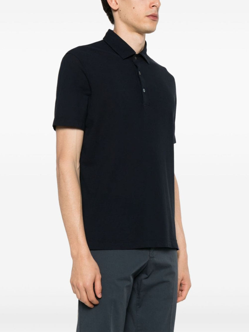 Navy Blue Logo Polo 3
