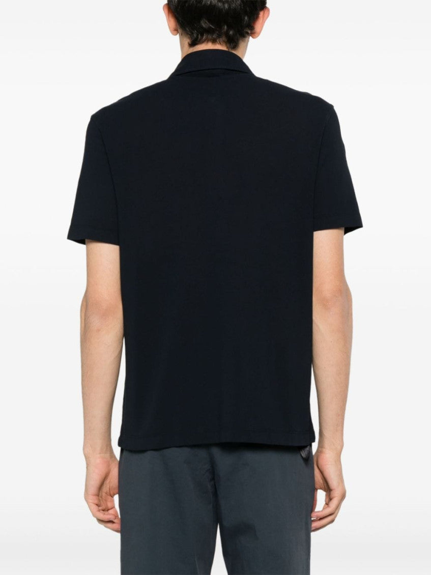 Navy Blue Logo Polo 4