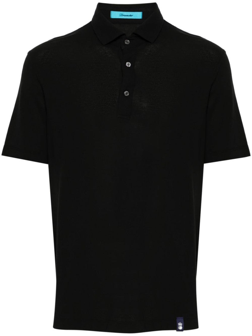 Black Polo shirt with logo 1