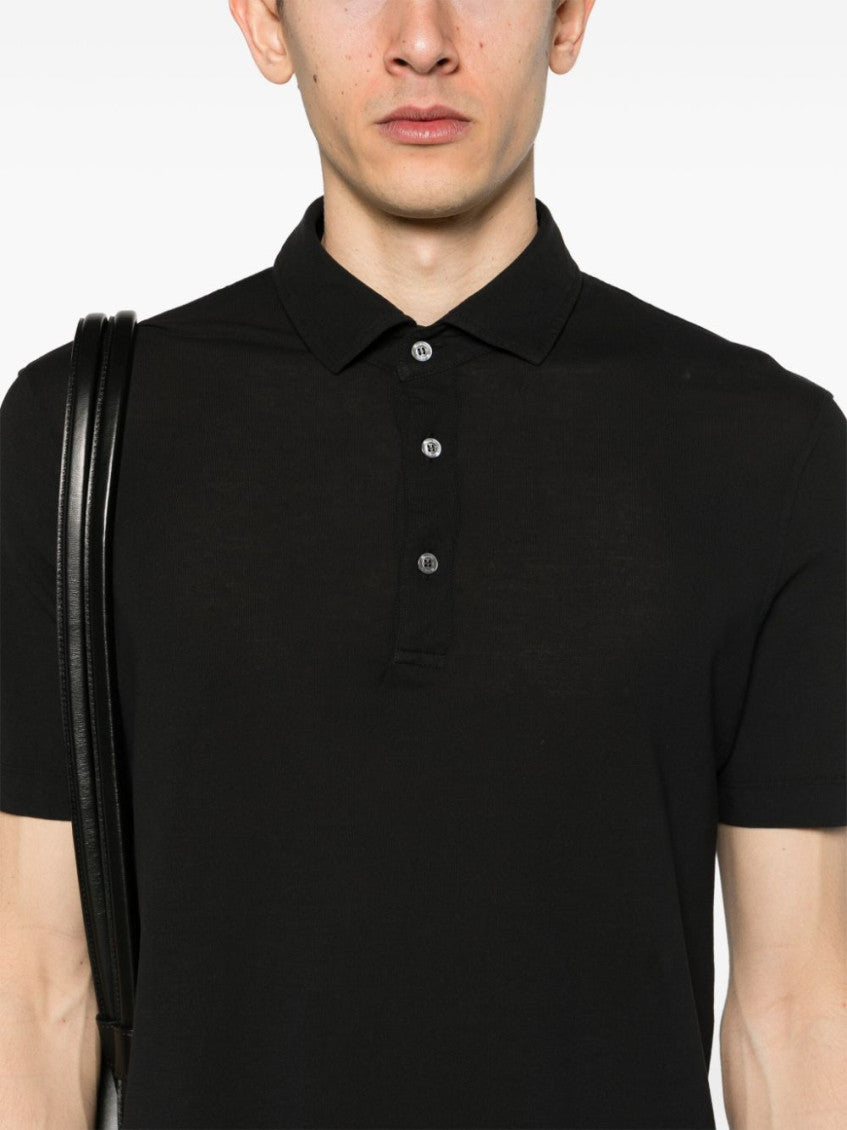 Black Polo shirt with logo 5