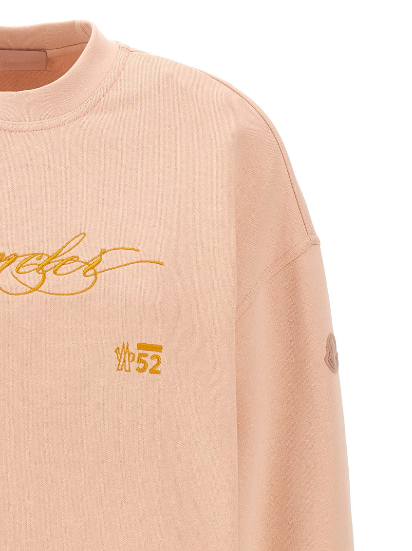 Pink Embroidery sweatshirt 3